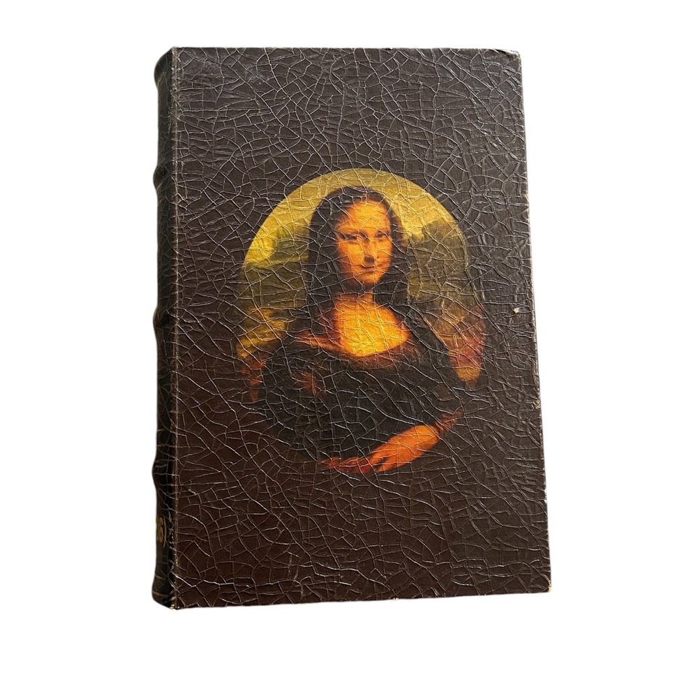 Carmani Mona Lisa Jewelry Hideaway Book Box Da Vinci Collection Stash Book